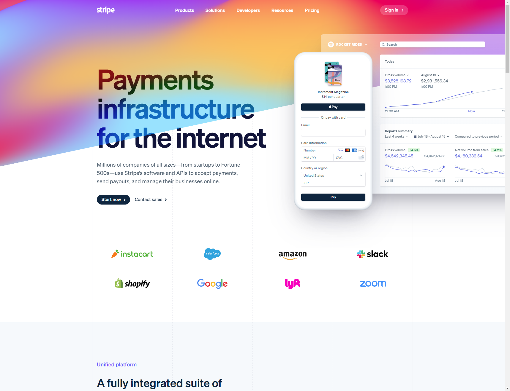 Stripe Украина официальный вебсайт